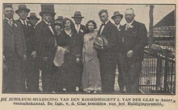 Koordirigent Van der Glas jubileert...